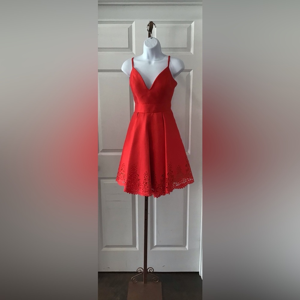 Jovani Vibrant Red Dress